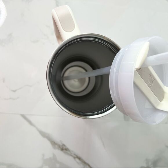 Stanley Quencher H2.0 FlowState Rose Quartz Glow 40 oz Tumbler - Picture 10 of 10